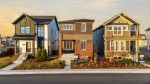 Three laned show homes at Chinook Gate in Airdrie